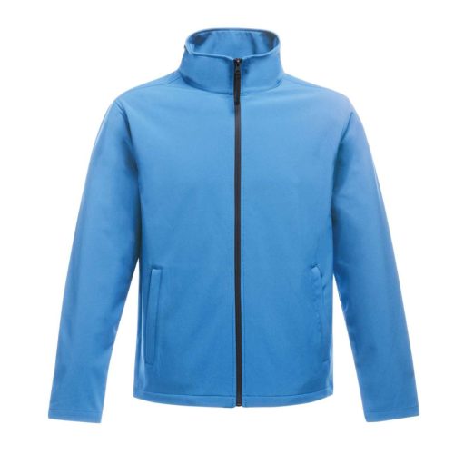 Regatta két rétegű, vízlepergető férfi softshell dzseki, RETRA628, French Blue/Navy-2XL