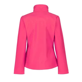   Regatta két rétegű, vízlepergető férfi softshell dzseki, RETRA628, Hot Pink/Black-2XL