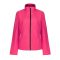 Regatta két rétegű, vízlepergető férfi softshell dzseki, RETRA628, Hot Pink/Black-3XL