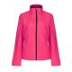 Regatta két rétegű, vízlepergető férfi softshell dzseki, RETRA628, Hot Pink/Black-XL