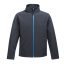 Regatta két rétegű, vízlepergető férfi softshell dzseki, RETRA628, Navy/French Blue-L