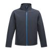 Regatta két rétegű, vízlepergető férfi softshell dzseki, RETRA628, Navy/French Blue-S