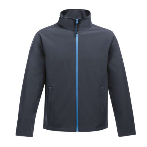Regatta két rétegű, vízlepergető férfi softshell dzseki, RETRA628, Navy/French Blue-S