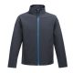 Regatta két rétegű, vízlepergető férfi softshell dzseki, RETRA628, Navy/French Blue-XL