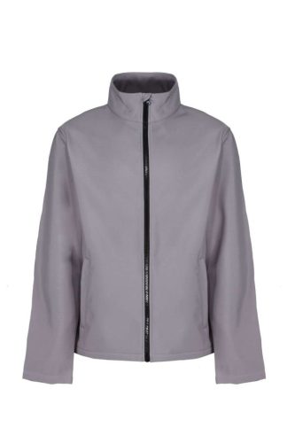 Regatta két rétegű, vízlepergető férfi softshell dzseki, RETRA628, Rock Grey/Black-M