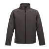 Regatta két rétegű, vízlepergető férfi softshell dzseki, RETRA628, Seal Grey/Black-3XL