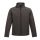 Regatta két rétegű, vízlepergető férfi softshell dzseki, RETRA628, Seal Grey/Black-S