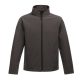 Regatta két rétegű, vízlepergető férfi softshell dzseki, RETRA628, Seal Grey/Black-S
