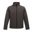 Regatta két rétegű, vízlepergető férfi softshell dzseki, RETRA628, Seal Grey/Black-XL