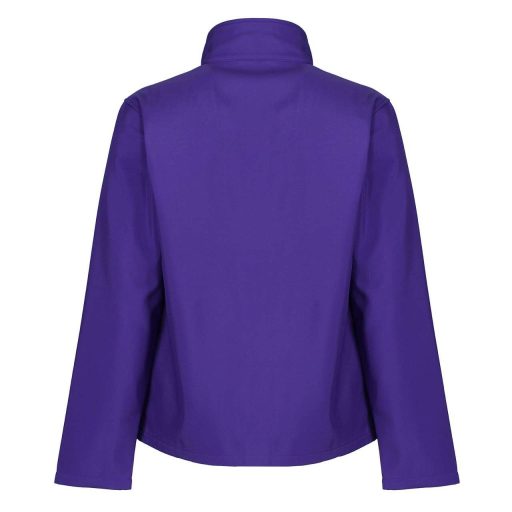 Regatta két rétegű, vízlepergető férfi softshell dzseki, RETRA628, Vibrant Purple/Black-3XL