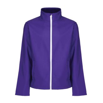   Regatta két rétegű, vízlepergető férfi softshell dzseki, RETRA628, Vibrant Purple/Black-S