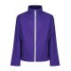 Regatta két rétegű, vízlepergető férfi softshell dzseki, RETRA628, Vibrant Purple/Black-S
