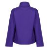 Regatta két rétegű, vízlepergető férfi softshell dzseki, RETRA628, Vibrant Purple/Black-S