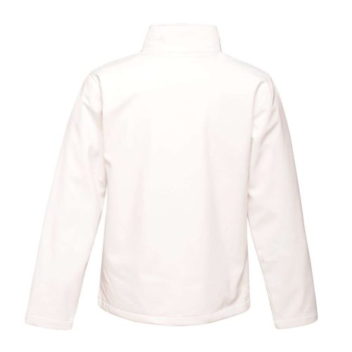 Regatta két rétegű, vízlepergető férfi softshell dzseki, RETRA628, White/Light Steel-XL