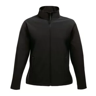   Regatta Női két rétegű, vízlepergető softshell dzseki, RETRA629, Black/Black-S