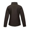 Regatta Női két rétegű, vízlepergető softshell dzseki, RETRA629, Black/Classic Red-S