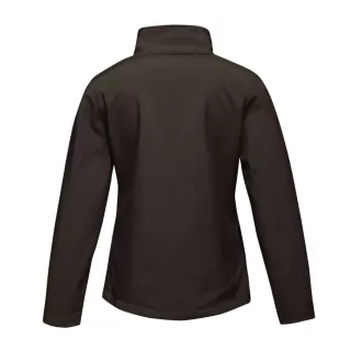   Regatta Női két rétegű, vízlepergető softshell dzseki, RETRA629, Black/Classic Red-S
