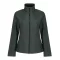 Regatta Női két rétegű, vízlepergető softshell dzseki, RETRA629, Dk Spruce/Black-M