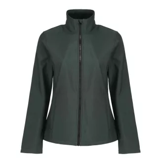   Regatta Női két rétegű, vízlepergető softshell dzseki, RETRA629, Dk Spruce/Black-S