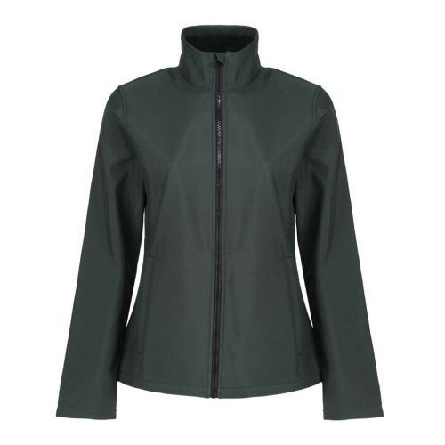 Regatta Női két rétegű, vízlepergető softshell dzseki, RETRA629, Dk Spruce/Black-S