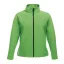 Regatta Női két rétegű, vízlepergető softshell dzseki, RETRA629, Extreme Green/Black-L