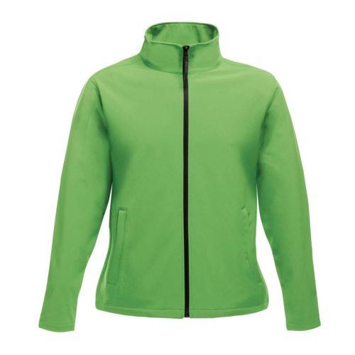 Regatta Női két rétegű, vízlepergető softshell dzseki, RETRA629, Extreme Green/Black-S