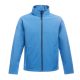 Regatta Női két rétegű, vízlepergető softshell dzseki, RETRA629, French Blue/Navy-M
