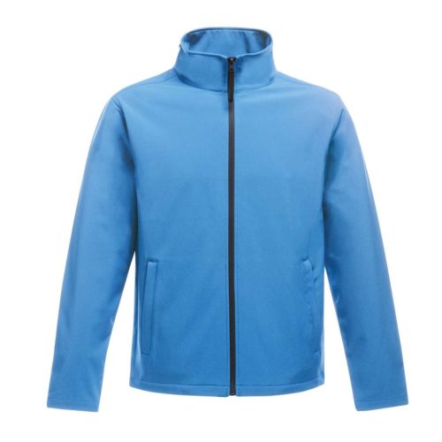 Regatta Női két rétegű, vízlepergető softshell dzseki, RETRA629, French Blue/Navy-S