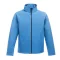 Regatta Női két rétegű, vízlepergető softshell dzseki, RETRA629, French Blue/Navy-S