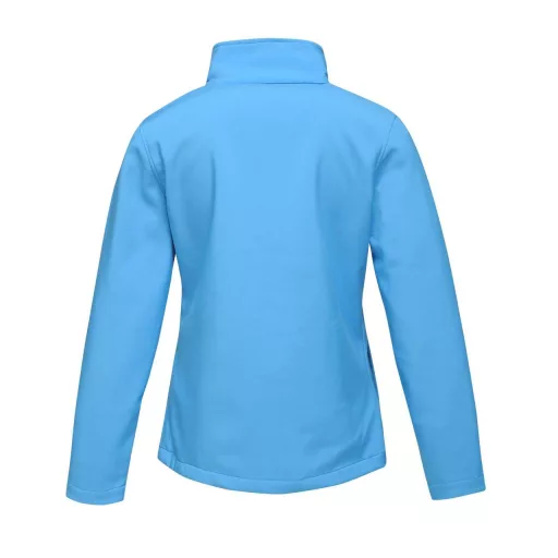 Regatta Női két rétegű, vízlepergető softshell dzseki, RETRA629, French Blue/Navy-S
