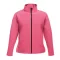 Regatta Női két rétegű, vízlepergető softshell dzseki, RETRA629, Hot Pink/Black-L