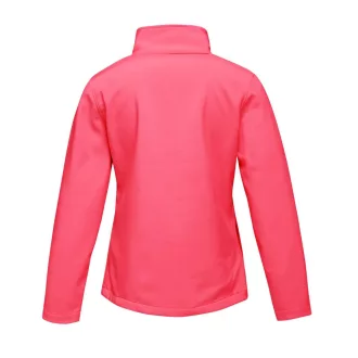   Regatta Női két rétegű, vízlepergető softshell dzseki, RETRA629, Hot Pink/Black-L