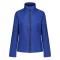 Regatta Női két rétegű, vízlepergető softshell dzseki, RETRA629, New Royal/Black-2XL