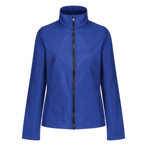 Regatta Női két rétegű, vízlepergető softshell dzseki, RETRA629, New Royal/Black-XL