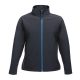 Regatta Női két rétegű, vízlepergető softshell dzseki, RETRA629, Navy/French Blue-L