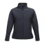 Regatta Női két rétegű, vízlepergető softshell dzseki, RETRA629, Navy/Navy-L