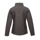 Regatta Női két rétegű, vízlepergető softshell dzseki, RETRA629, Seal Grey/Black-L