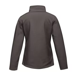   Regatta Női két rétegű, vízlepergető softshell dzseki, RETRA629, Seal Grey/Black-S
