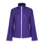 Regatta Női két rétegű, vízlepergető softshell dzseki, RETRA629, Vibrant Purple/Black-3XL