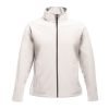 Regatta Női két rétegű, vízlepergető softshell dzseki, RETRA629, White/Light Steel-S