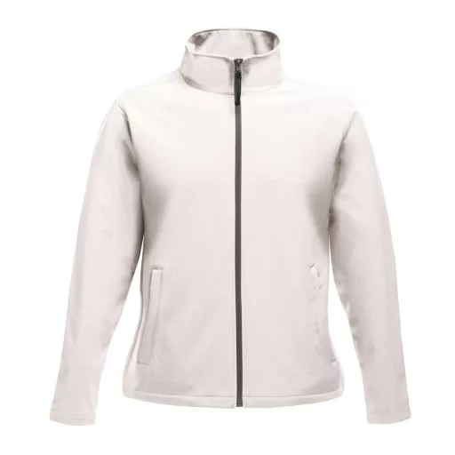 Regatta Női két rétegű, vízlepergető softshell dzseki, RETRA629, White/Light Steel-S