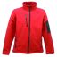 Regatta vízálló és lélegző 3 rétegű szövött softshell dzseki, RETRA674, Classic Red/Seal Grey-3XL