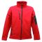 Regatta vízálló és lélegző 3 rétegű szövött softshell dzseki, RETRA674, Classic Red/Seal Grey-S