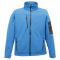 Regatta vízálló és lélegző 3 rétegű szövött softshell dzseki, RETRA674, French Blue/Seal Grey-2XL