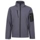 Regatta vízálló és lélegző 3 rétegű szövött softshell dzseki, RETRA674, Seal Grey/Black-S