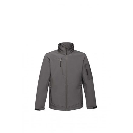 Regatta RETRA674 háromrétegű férfi softshell dzseki, Seal Grey/Black