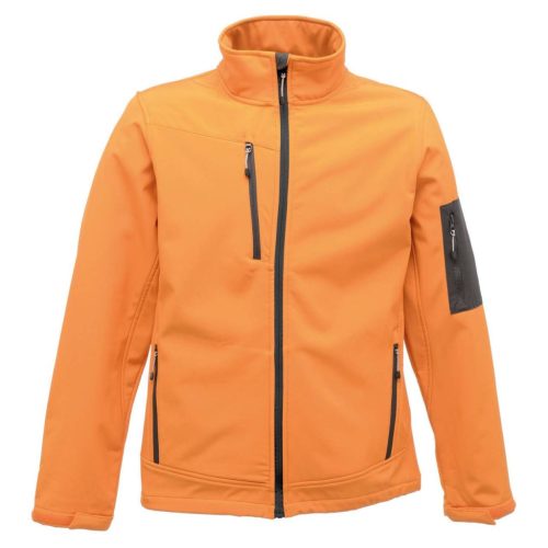 Regatta vízálló és lélegző 3 rétegű szövött softshell dzseki, RETRA674, Sun Orange-3XL