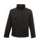 Regatta vízlepergető 2 rétegű sztrecs softshell dzseki, RETRA680, Black/Black-2XL