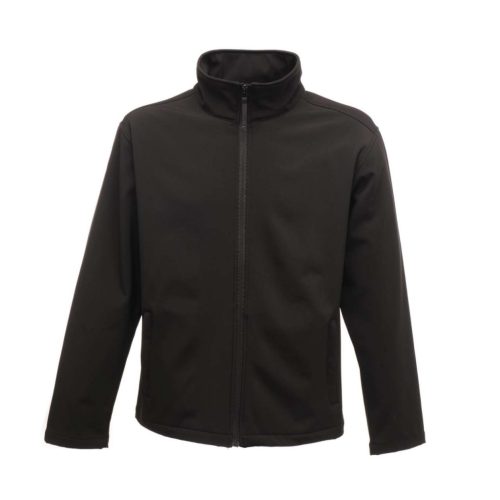 Regatta vízlepergető 2 rétegű sztrecs softshell dzseki, RETRA680, Black/Black-XL