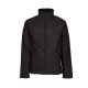 Regatta OCTAGON II férfi 3 rétegű softshell dzseki, RETRA688, Black/Black-XS